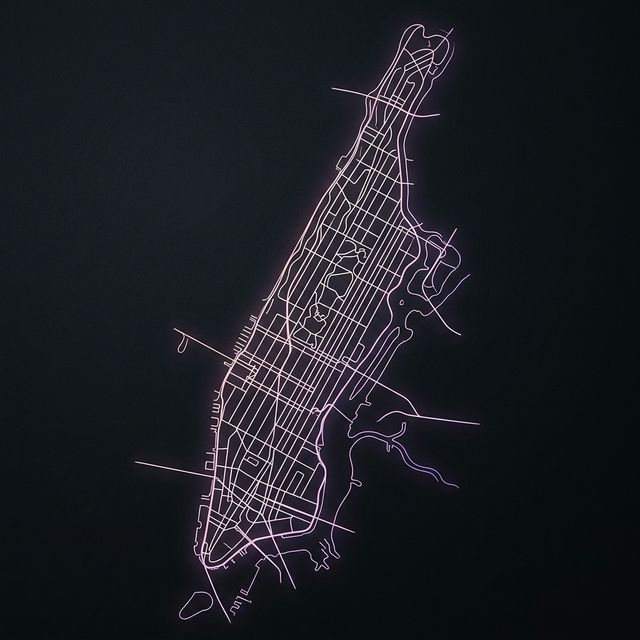 Map of Manhattan